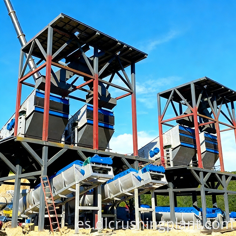 Línea de producción de calcita Calcite Production Line